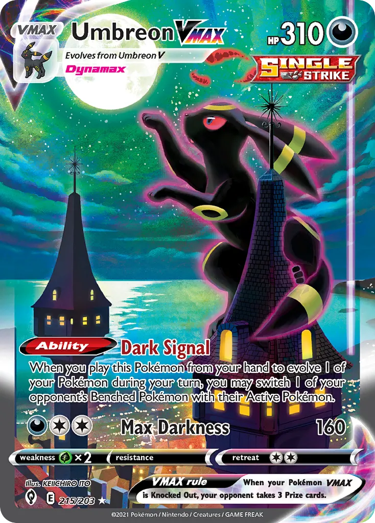 Umbreon VMAX — top Sword & Shield Era chase pull