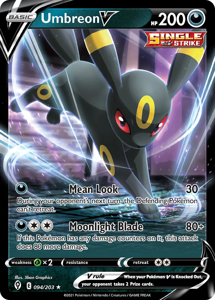 Umbreon V — Evolving Skies