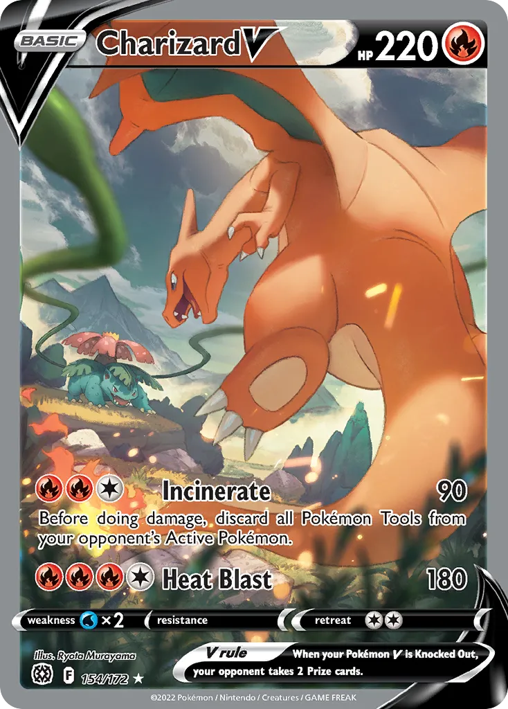 Charizard V — top EV contributor in Brilliant Stars