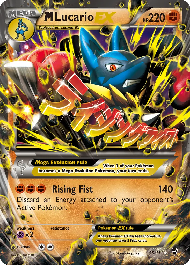 M Lucario-EX — Furious Fists