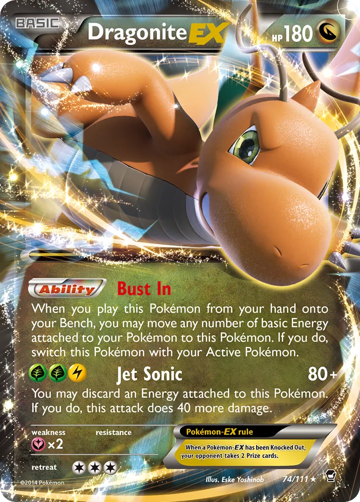 Dragonite-EX — Furious Fists