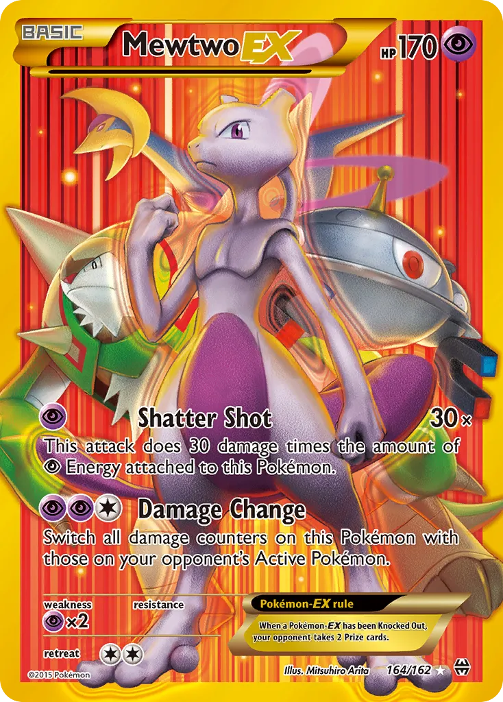 Mewtwo-EX — top EV contributor in BREAKthrough