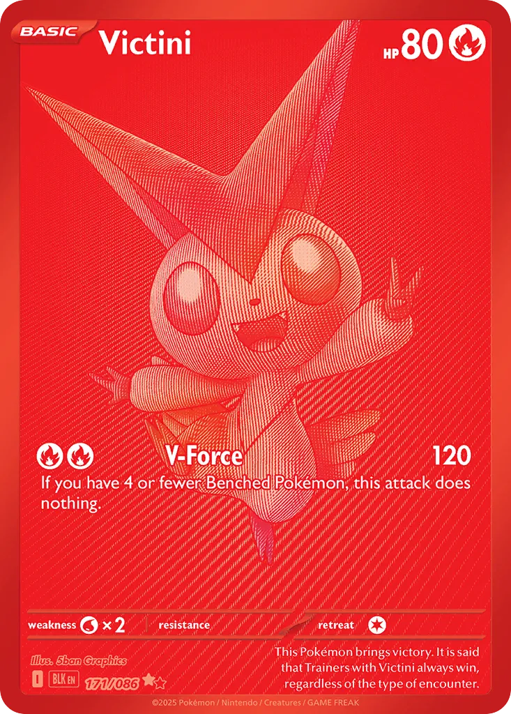 Victini — top EV contributor in Black Bolt